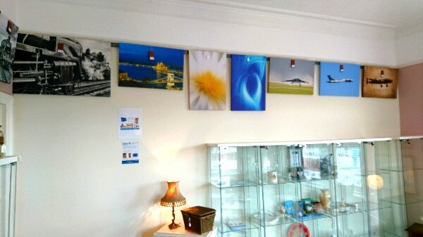 GDMK Images pictures on wall inside Sandiacre Antiques Emporium 1