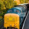 Class 55 Deltic 55019 Royal Highland Fusilier Class 55 Deltic 55019 at Bewdley Railway station on the Severn Valley Railway