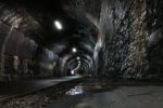 Inside Headstone Tunnel on the Monsal Trail in the Peak District