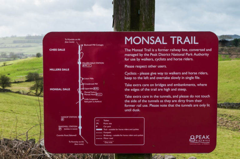 Monsal Trail Information Sign