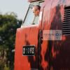 Western Train Driver Train driver looking out of the window of Class 52 Western D1062