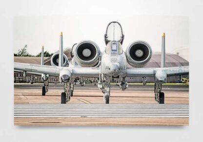 2 USAF A10 Tankbuster aircraft Wall Art Picture