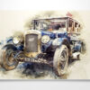 Austin 16 Classic Car Wall Art Picture Austin 16 Classic Car Wall Art Picture