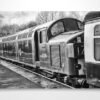 Black and White Class 40 D335 Wall Art Print Black and White Class 40 D335 Wall Art Print