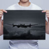 Moonlit Lancaster Wall Art Print Wall Art print featuring a Lancaster Bomber taking off into a moonlit sky
