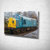 Class 37 37109 at Rawtenstall Canvas Print Class 37 37109 at Rawtenstall Canvas Print