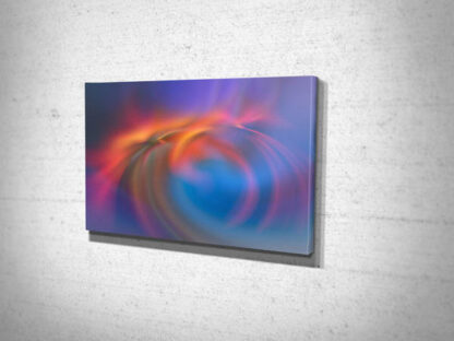 Cosmic Aurora Digital Art Canvas Print