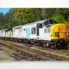 Double Headed Railfreight Class 37s Wall Art Print Double Headed Railfreight Class 37s Wall Art Print