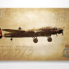 Lancaster Bomber Command Tribute Wall Art Picture Lancaster Bomber Command Tribute Wall Art Picture