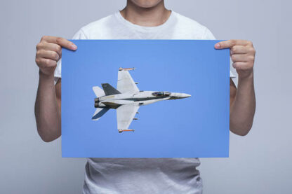 Man Holding a Finnish F18 in Topside Pass Wall Art Picture
