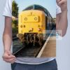 Man Holding Class 55 55019 Front View Wall Art Print Man Holding Class 55 55019 Front View Wall Art Print
