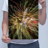 Man Holding Fireworks Wall Art Print Man Holding Fireworks Wall Art Print