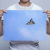 Man Holding Mirage 2000 Wall Art Print Man Holding Mirage 2000 Wall Art Print