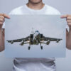 Man Holding RAF 41 Squadron Tornado Wall Art Print Man Holding RAF 41 Squadron Tornado Wall Art Print