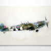 Spitfire Mk IX MK356 Digital Art Wall Print