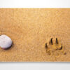 Stone and Pawprint Wall Art Print Stone and Pawprint Wall Art Print