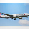 American Airlines Boeing 777 Airplane Wall Art Print American Airlines Boeing 777 Airplane Wall Art Print