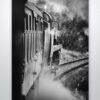 Behind Bulleid 34053 in Black and White Wall Art Print Behind Bulleid 34053 in Black and White Wall Art Print