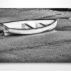Black and White Boat on a Beach Wall Art Print Black and White Boat on a Beach Wall Art Print