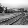 Black and White Steam Train at Rowsley Station Wall Art Print Black and White Steam Train at Rowsley Station Wall Art Print