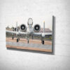 2 USAF A10 Tankbuster aircraft Canvas Wall Art Picture 2 USAF A10 Tankbuster aircraft Canvas Wall Art Picture
