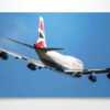 British Airways Boeing 747 Wall Art Print British Airways Boeing 747 Wall Art Print