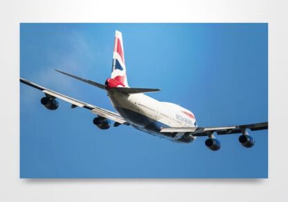British Airways Boeing 747 Wall Art Print