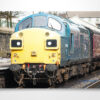 Class 37 37109 at Bury Wall Art Print Class 37 37109 at Bury Wall Art Print