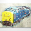 Class 55 55002 Digital Art Wall Art Print Class 55 55002 Digital Art Wall Art Print