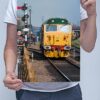 Man Holding Class 50 50007 at Loughborough Wall Art Print