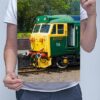 Man Holding Class 50 50007 Cab Wall Art Print Man Holding Class 50 50007 Cab Wall Art Print