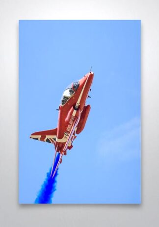 Up Close to A Red Arrow Wall Art Print