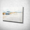 VW Beetle on Route 66 Digital Art Canvas Print VW Beetle on Route 66 Digital Art Canvas Print