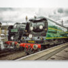 Bulleid Pacifics 34053 and 34081 Wall Art Print Bulleid Pacifics 34053 and 34081 Wall Art Print