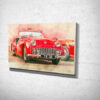 Triumph TR3a Digital Art Painting Canvas Print Triumph TR3a Digital Art Painting Canvas Print