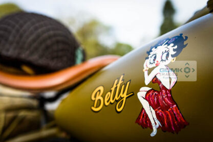Betty Artwork on Harley Davidson