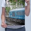 Man Holding Class 45 45108 at Bury Wall Art Print Man Holding Class 45 45108 at Bury Wall Art Print