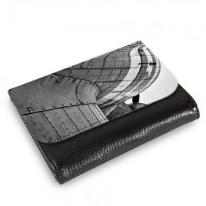 Medium Wallet Abstract Black and White C-47