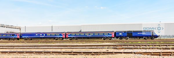 Panoramic Class 43 HST First Great Western Class 43 HST on Old Oak Common depot