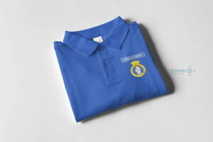 50026 Indomitable Nameplate and Crest Polo Shirt