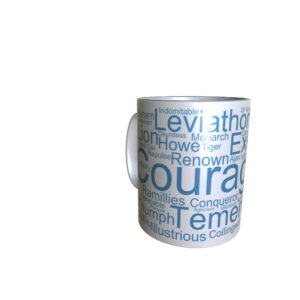 50032 Courageous Word Art Mug