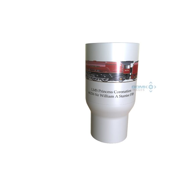 LMS Princess Coronation 46256 Sir William A Stanier FRS Travel mug