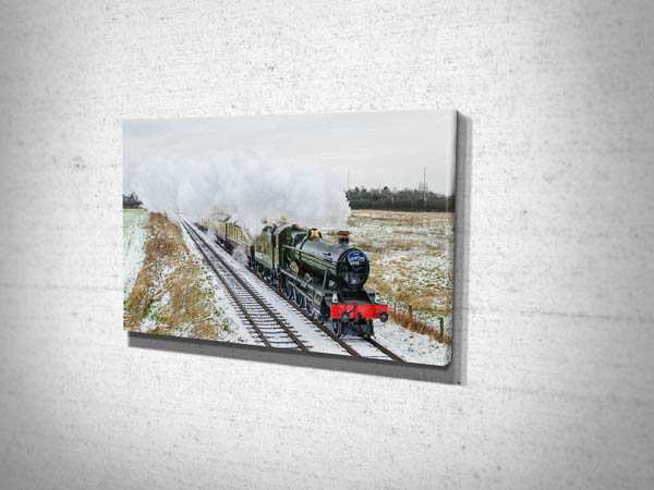 Witherslack Hall in the Snow Canvas Print Witherslack Hall in the Snow Canvas Print