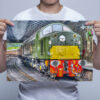 Man Holding Class 40 D213 Pickering Digital Art Print Man Holding Class 40 D213 Pickering Digital Art Print