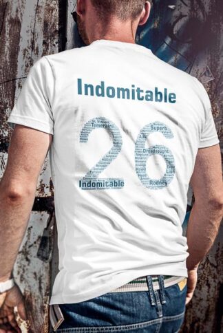 50026 Indomitable Football Style T-Shirt