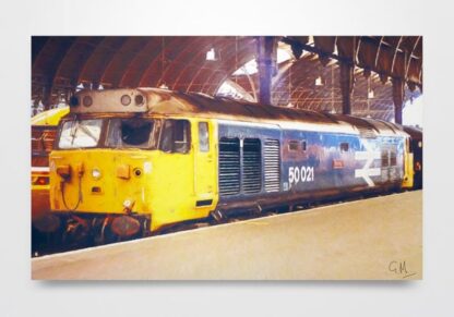 Class 50 50021 Rodney at Paddington Digital Painting