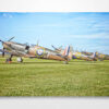 Spitfires Lined up for ASction Wall Art Print Spitfires Lined up for ASction Wall Art Print