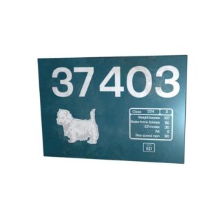 37403 LL Weathered 295 x 200 metal sign