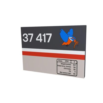 37417 Intercity Mainline Replica Loco Side Panel Metal Sign