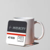 47853 Intercity Swift Clear Mug Coaster 47853 Intercity Swift Clear Mug Coaster